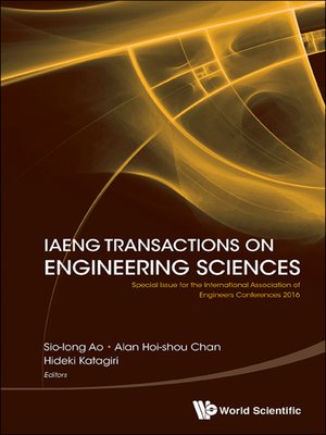 cover image of Iaeng Transactions On Engineering Sciences